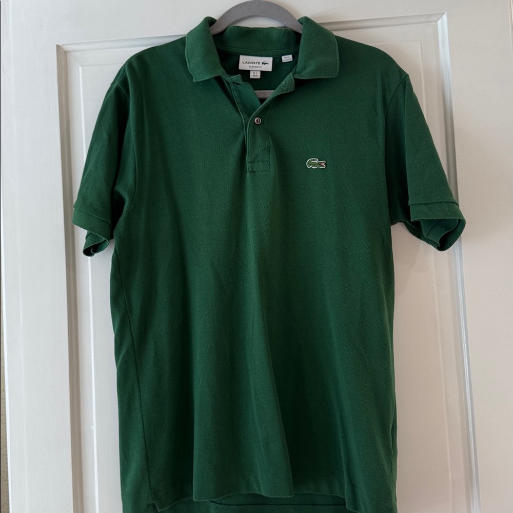 Lacoste Men's Green Polo Shirt - Picture 4 of 16